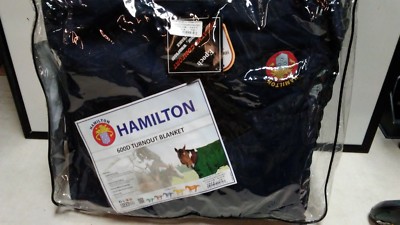 Hamilton 600D Turnout Blanket Size 75'' Navy Blue