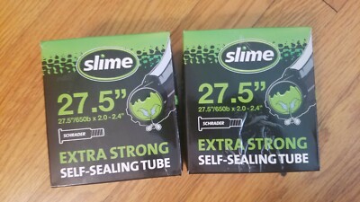Slime Self-Sealing Bike Inner Tube 27.5'' x 2.0-2.40'' Schrader Valve Extra Strong
