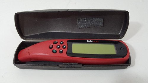 WizCom InfoScan QuickLink Pen Handheld Scanner Tested Working With Case