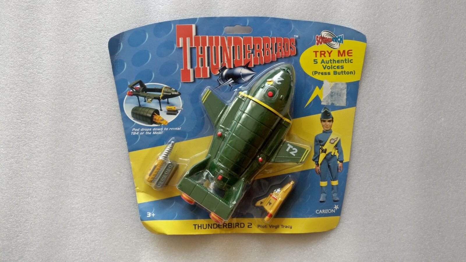1999 Thunderbirds Working Soundtech Thunderbird 2 by Carlton