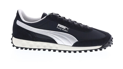 

Puma Easy Rider II Tecno 38102702 Мужские черные кожаные кроссовки Lifestyle, Черный, Puma Easy Rider II Tecno