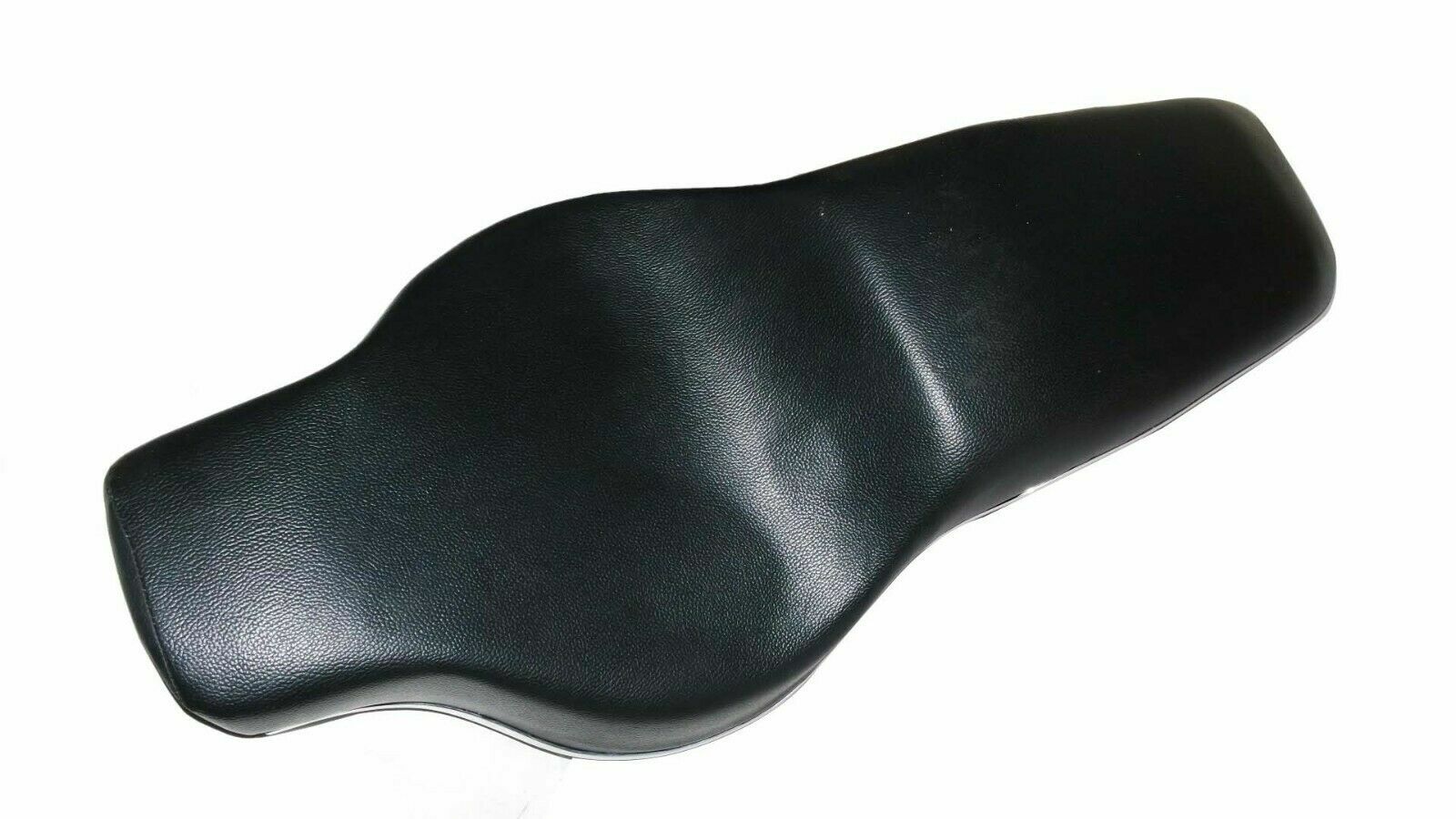Fits Royal Enfield Classic 350 500 Early Dual Seat Black With Chrome Edging 