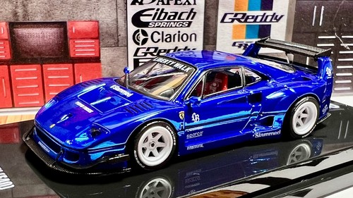 INNO64 チェイスF40 Chrome Black CHASECAR Inno64 1:64 LBWK Ferrari F40 Chrome Black (Chance of Random