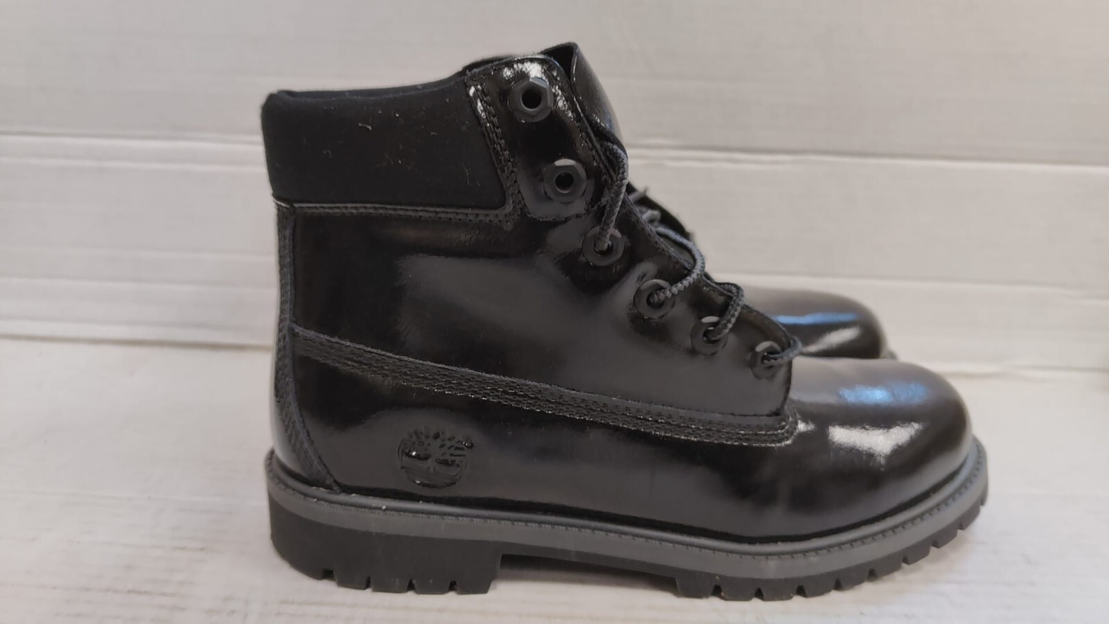 【希少品】Timberland 3eye Classic 黒 US10.5W Men's Timberland® Authentic 3-Eye Lug Handsewn Boat Shoe
