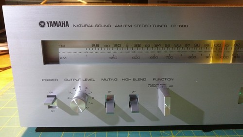 Vintage YAMAHA CT-600 Tuner, NM++, Excellent Sound /Reception, CA 600 800, NICE!