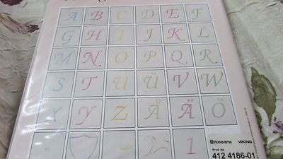 Husqvarna Viking Embroidery Set #2 MONOGRAMS & NUMBERS ORIG Design 1 & PC EXC