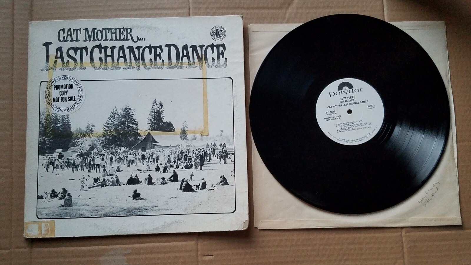 USオリジナルLP Cat Mother Last Chance Dance CAT MOTHER - Last Chance Dance VINYL LP 1973 GATEFOLD VG+/