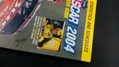 2004 Nascar Official Preview and Press Guide Stats and Schedules Book
