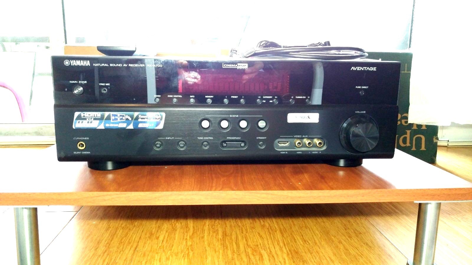 Yamaha AVENTAGE RX-A700 7.1 Channel 230 Watt Receiver Home Theater System