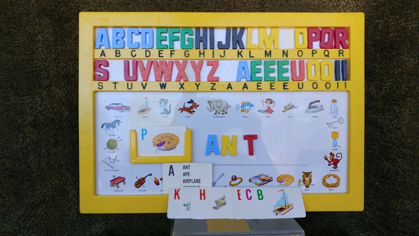 Vintage Magnetic Alphabet Board 2000