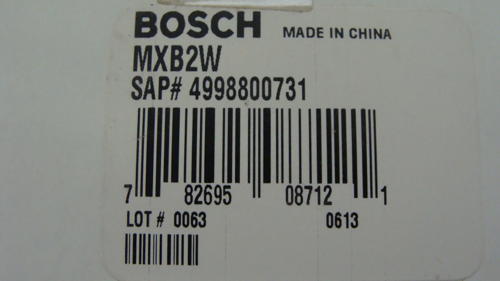 Bosch MXB2W 2 Wire Smoke Detector Base Multiplex Type NEW NOS