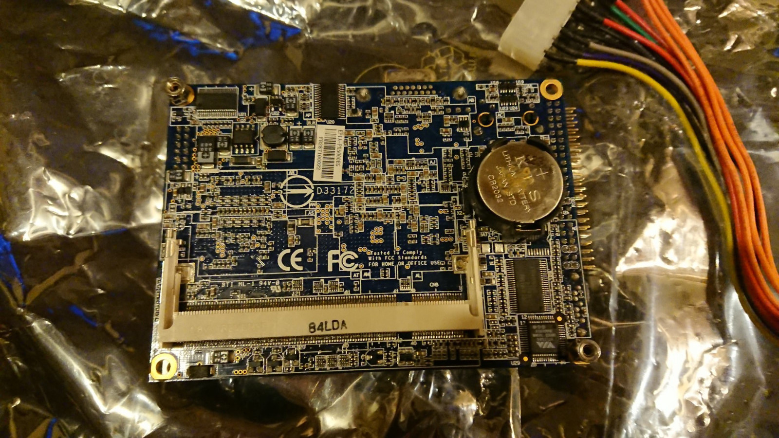 Via Epia PX5000EG pico itx motherboard with cable
