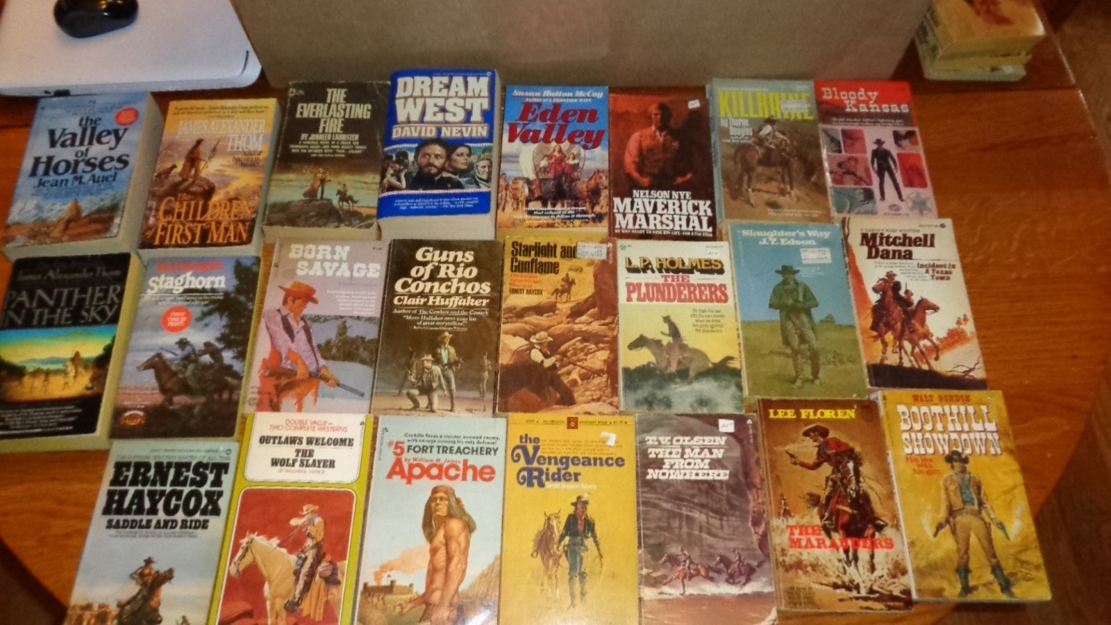 Lot of 90+ Paperback Westerns
