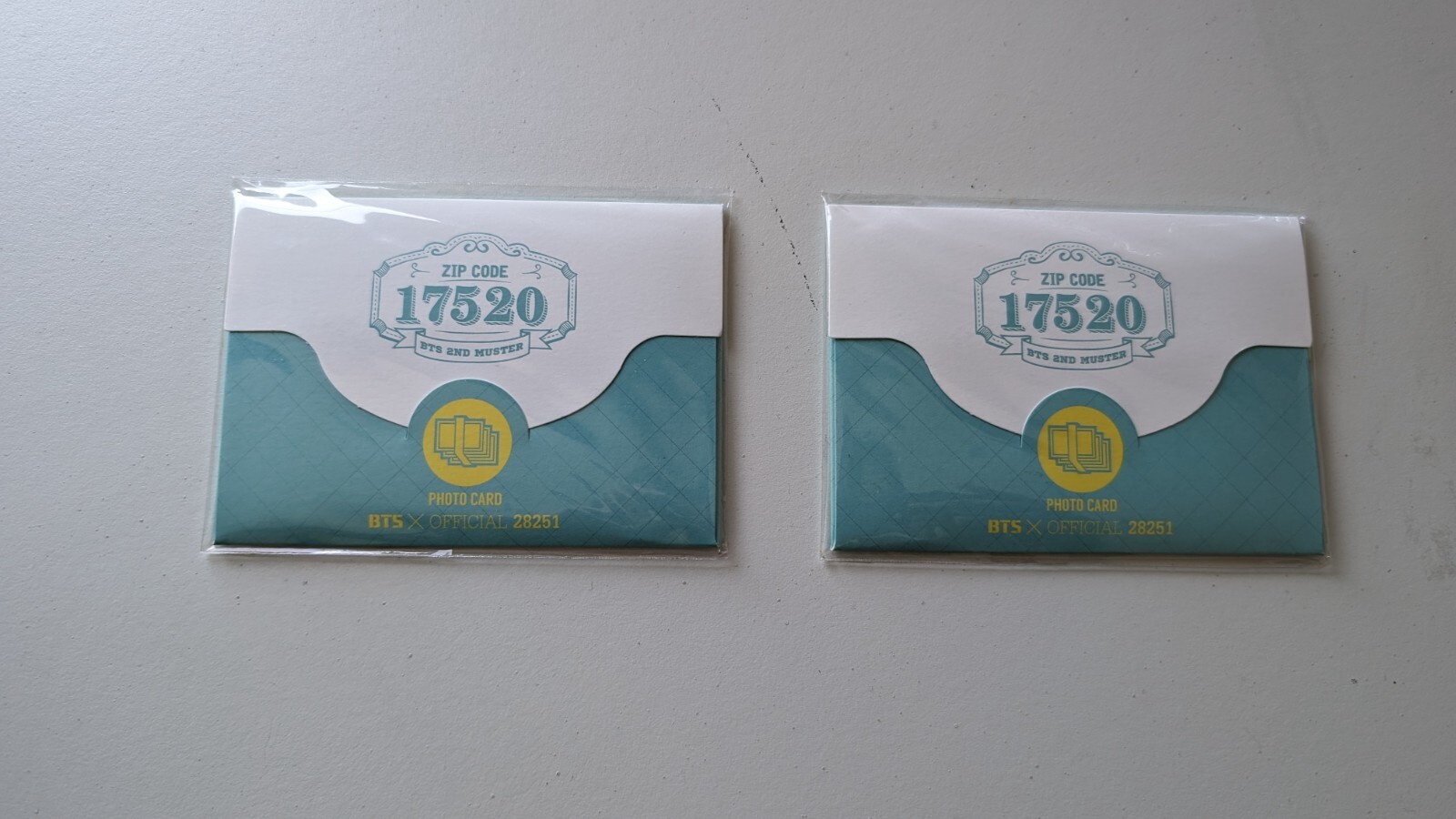 BTS 2nd Muster ZIP CODE 17520 Photocard Set [28251] | eBay
