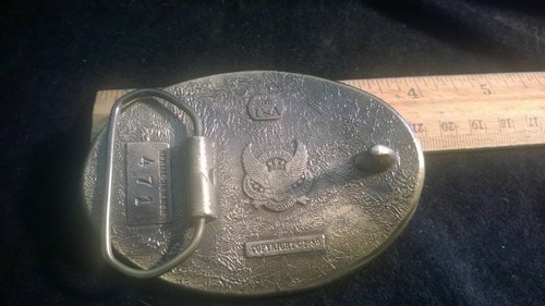 Great American Buckle Co 1980 Chicago Duck Hunter Belt No. 471