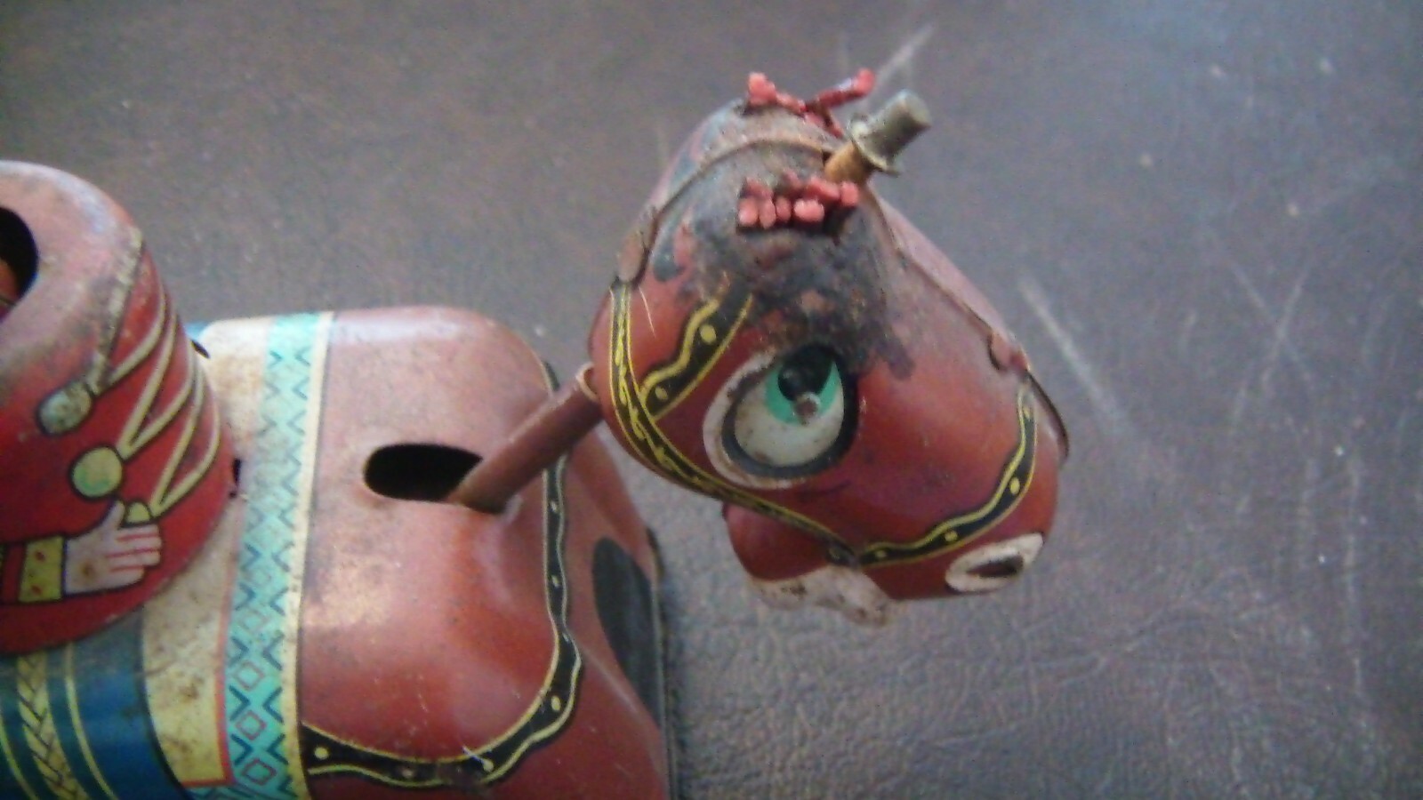 Antique Tin Wind Up Toy - Mikuni Made in Japan Horse