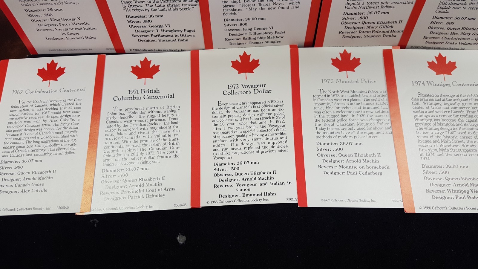 1935-1984 Canadian 20pc Silver Set