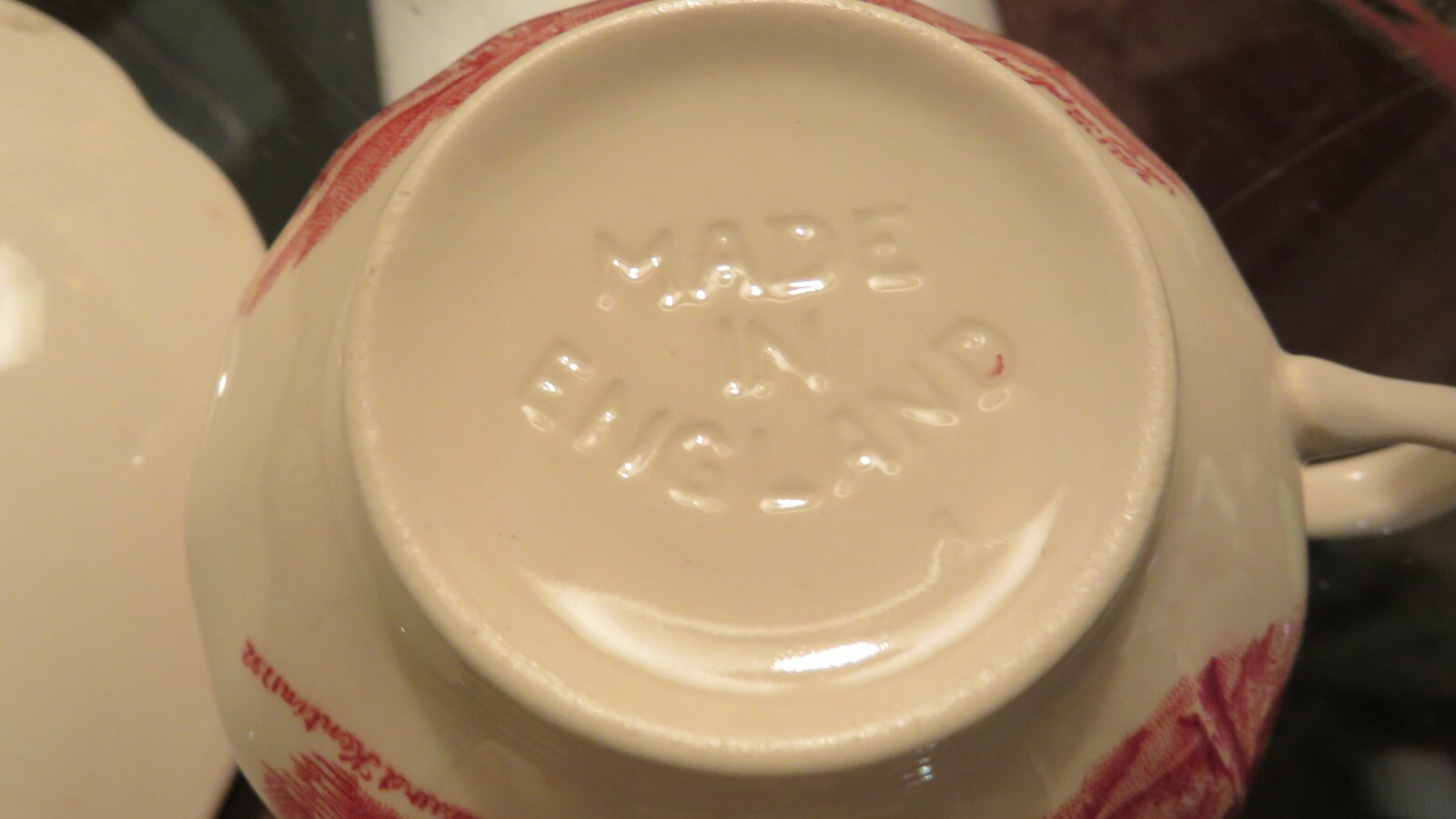 Johnson Bros OLD BRITAIN CASTLES Pink Cup & Saucer 3 Sets + Cup England