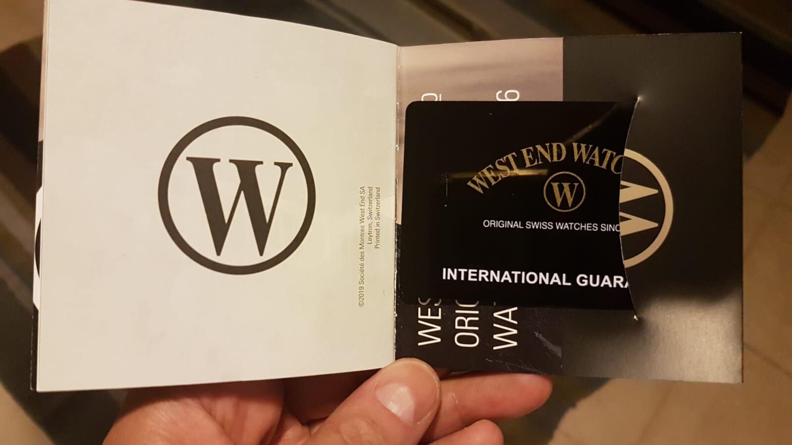 Pre-owned West End Watch Co. West End 6828.10.0788r2 Auto Sapphire Black Arabic Dial Auto Swiss Unisex Watch