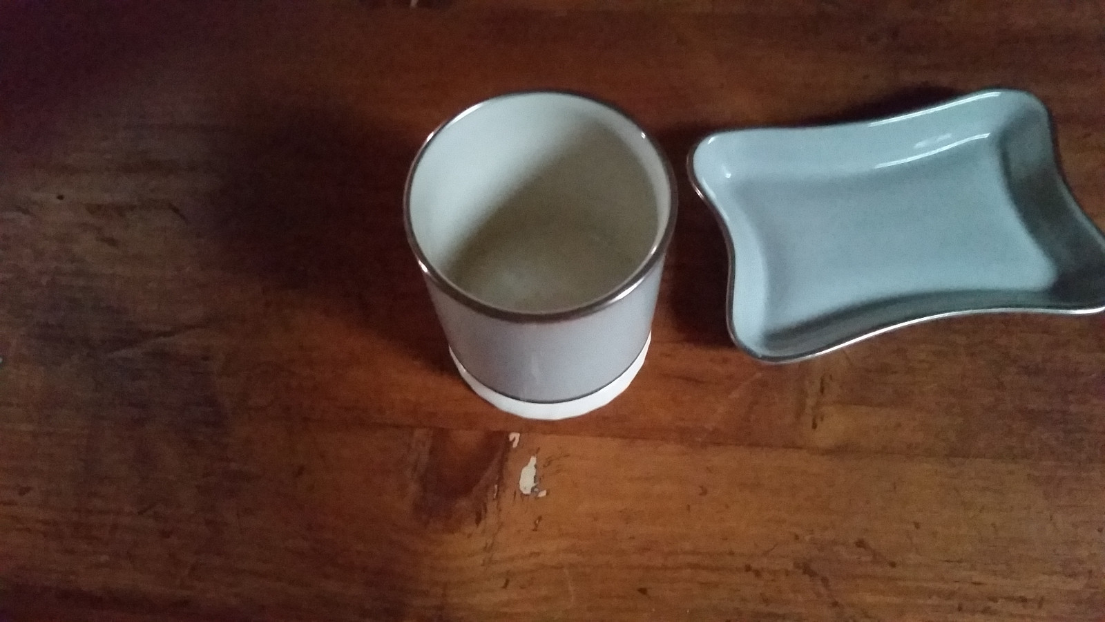 vintage lenox cigarette set grey small ahtray and matching cigarette holder