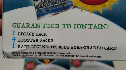 5x Yugioh Mystery Power Box 1 Rare LOB Graded Card Limited Holiday Edition NEW