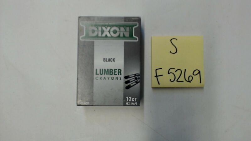 Dixon 49400 Black Lumber Crayon Box Of 12