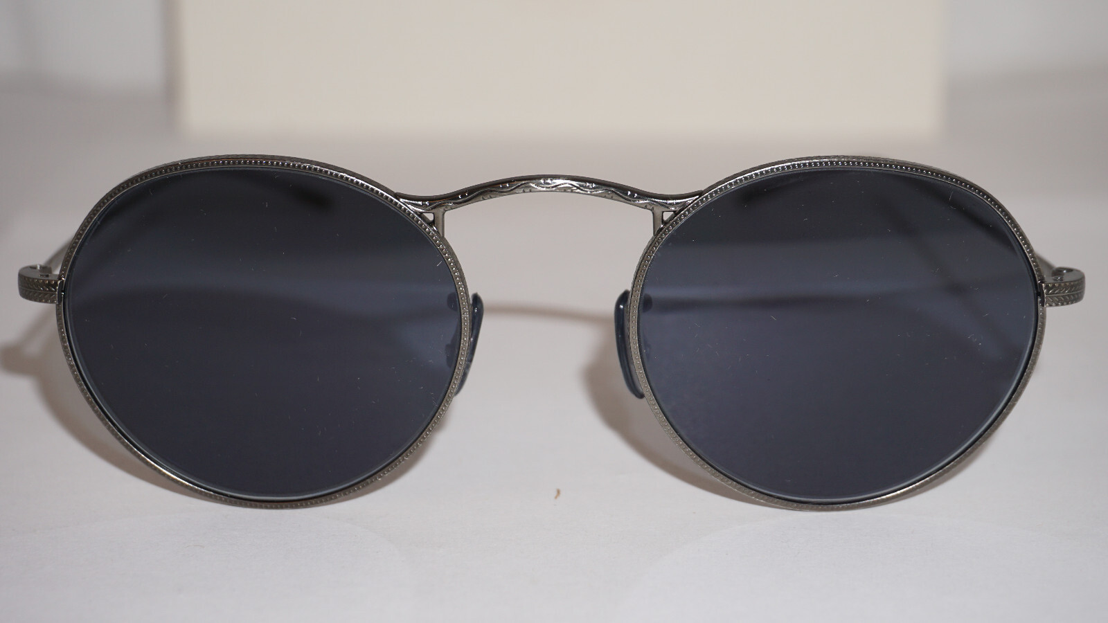 Pre-owned Oliver Peoples Sunglasse M-4 30th Antique Pewter Blue Ov1220s 5244r5 49 20 145 In Green