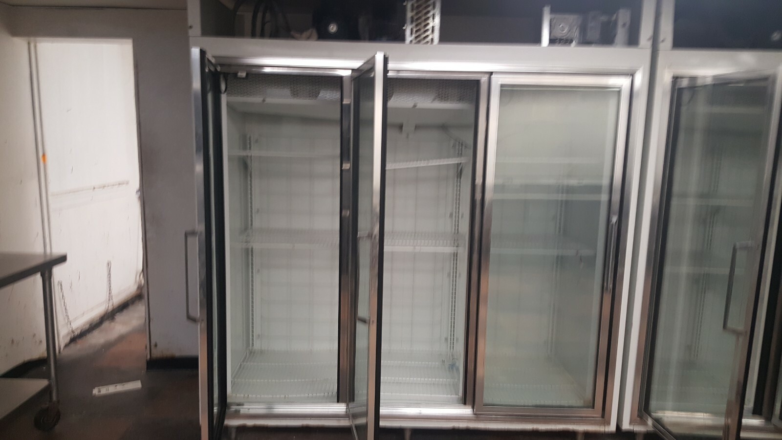 HUSSMAN THREE GLASS DOOR FREEZERS