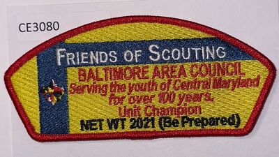 Boy Scout CSP Baltimore Area Council FOS 2021