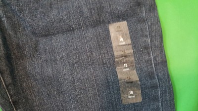 Roebuck & Co. Girls Size 16 Blue Denim mid rise, skinniest leg Legging, NWT.