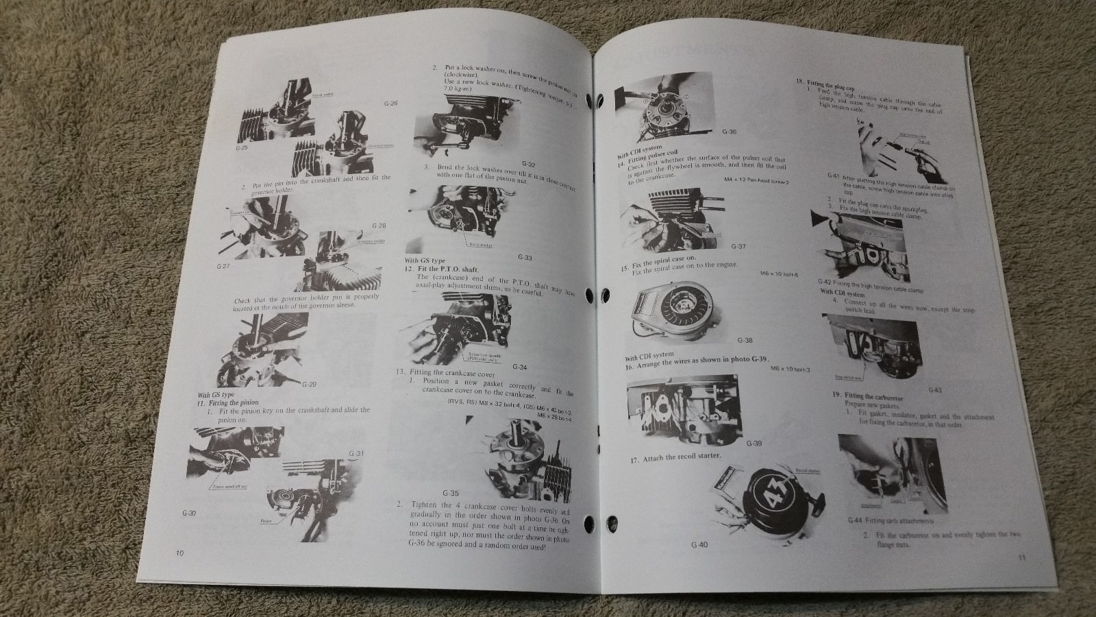 Kawaski service manual  KT43  workshop manual  2-cycle