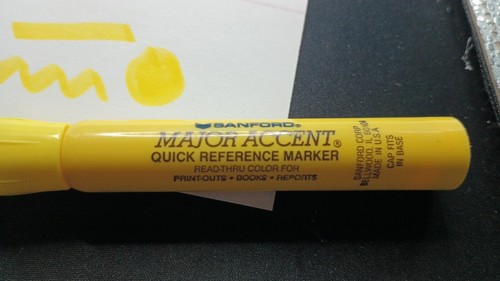 1 Marker Pen Yellow