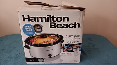 Hamilton Beach 33156SZ 5 Quart Portable Slow Cooker
