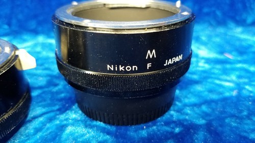 VINTAGE NIKON NIKKOR F * M & M2 EXTENSION TUBES