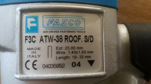 Fasco ATW-38 Tubing Stapler