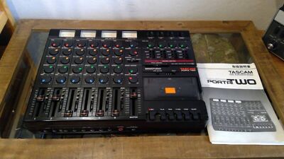 Tascam Porta Two Ministudio 4 Track Cassette Tape Recorder Working