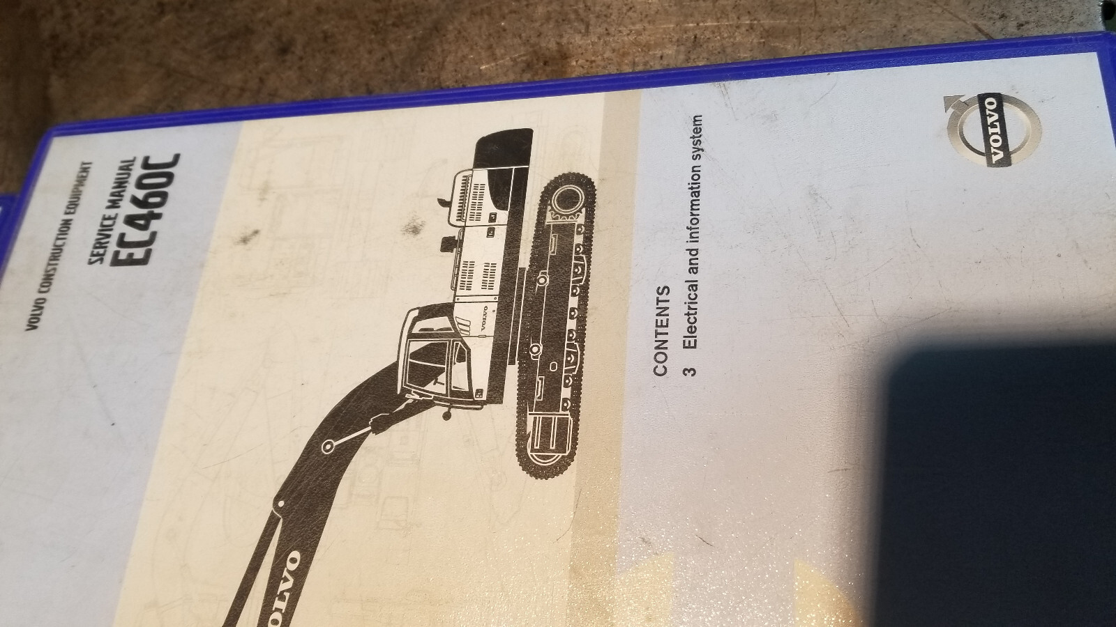 ALL 4 BOOKS VOLVO EC460C EXCAVATOR SERVICE SHOP REPAIR MANUAL BOOK - Picture 3 of 6