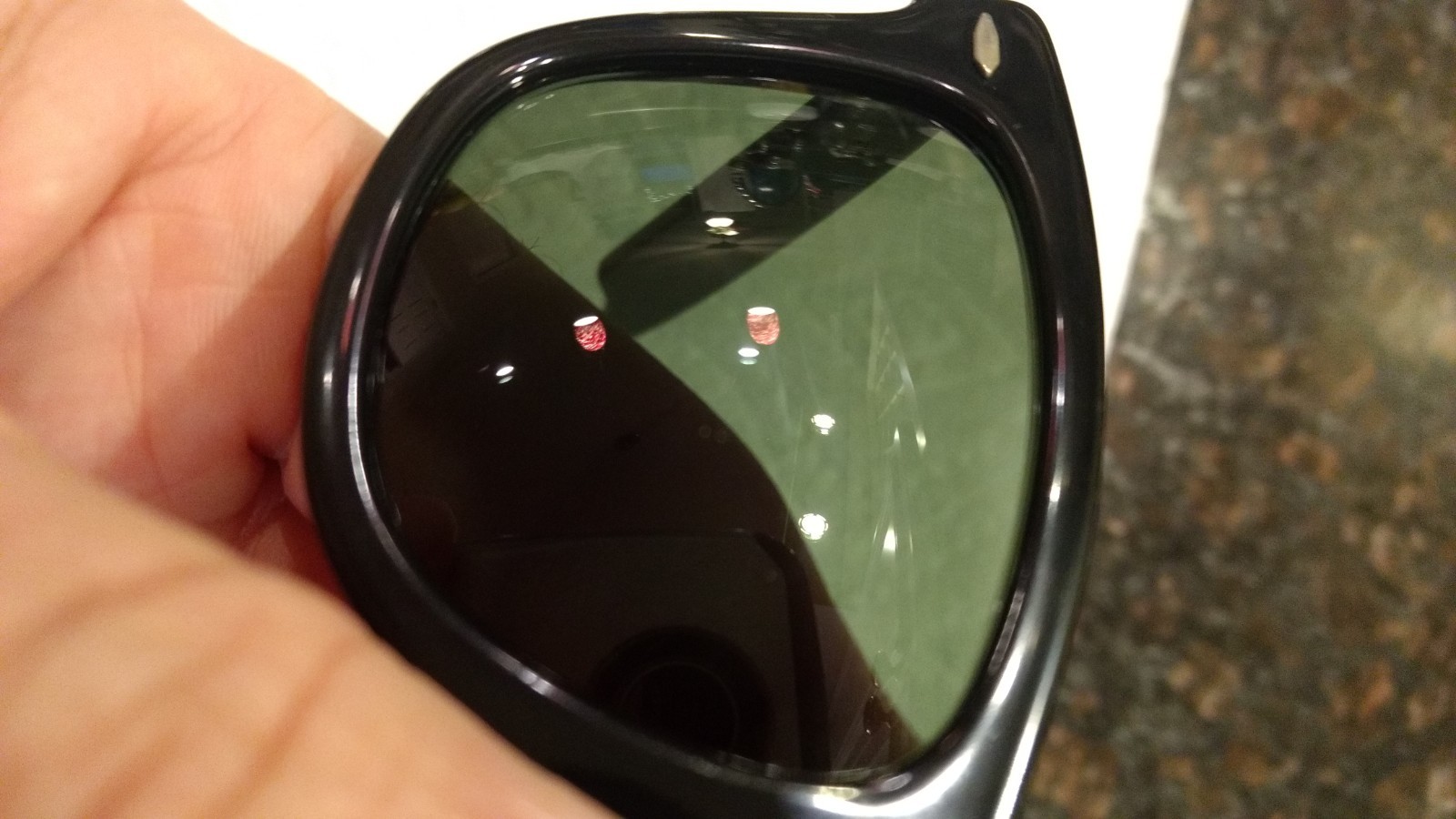 VINTAGE 80s B&L RAY BAN USA BAUSCH & LOMB WAYFARER BLACK 5024 L2009 *MINT*