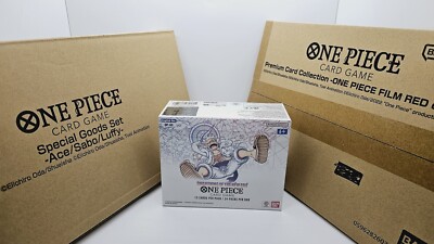 Bundle One PIECE CARD OP-05 Box + Premium Film Red Col +Special Goods Set-1 Each