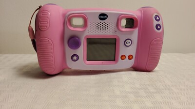 V Tech Kidzoom Digital Pink Camera Working SD Card Compatible Not Included