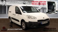 2013 Peugeot Partner 716 S 1.6 HDi 92 5 Seater Crew Van NO VAT  PANEL VAN Diesel