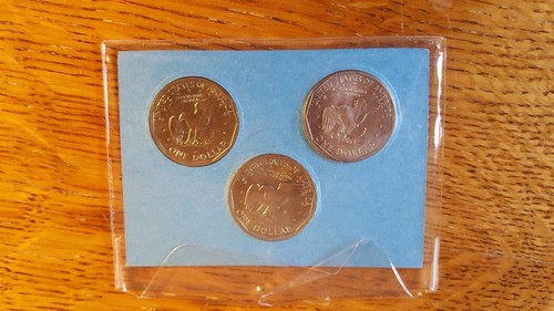 1979 Susan B. Anthony 3 Coin Set Littleton Coin Company (First Year Mint Set)