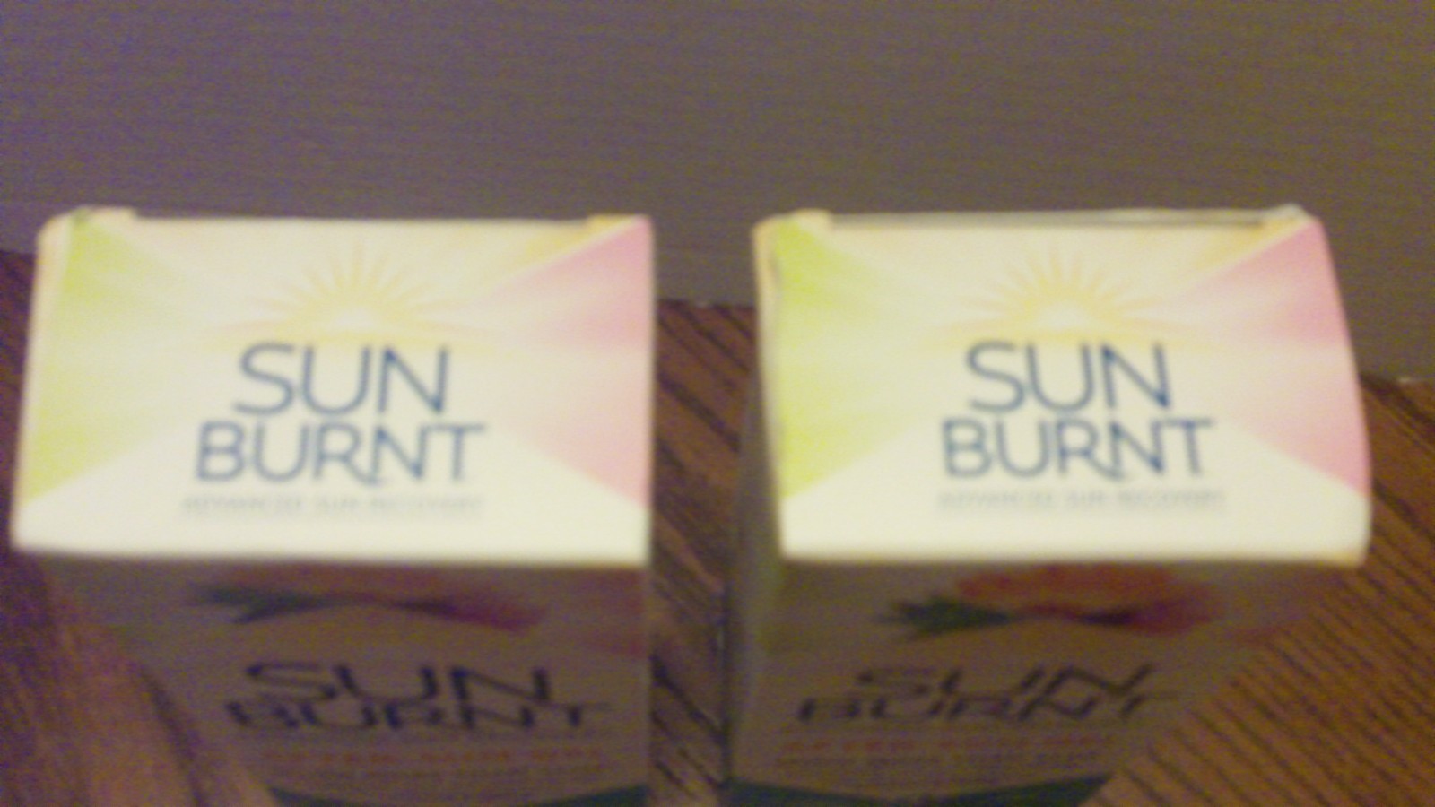 2 SunBurnt Advanced After Sun Gel Homeopathic Sun Burn Gel Face & Body 6 oz each