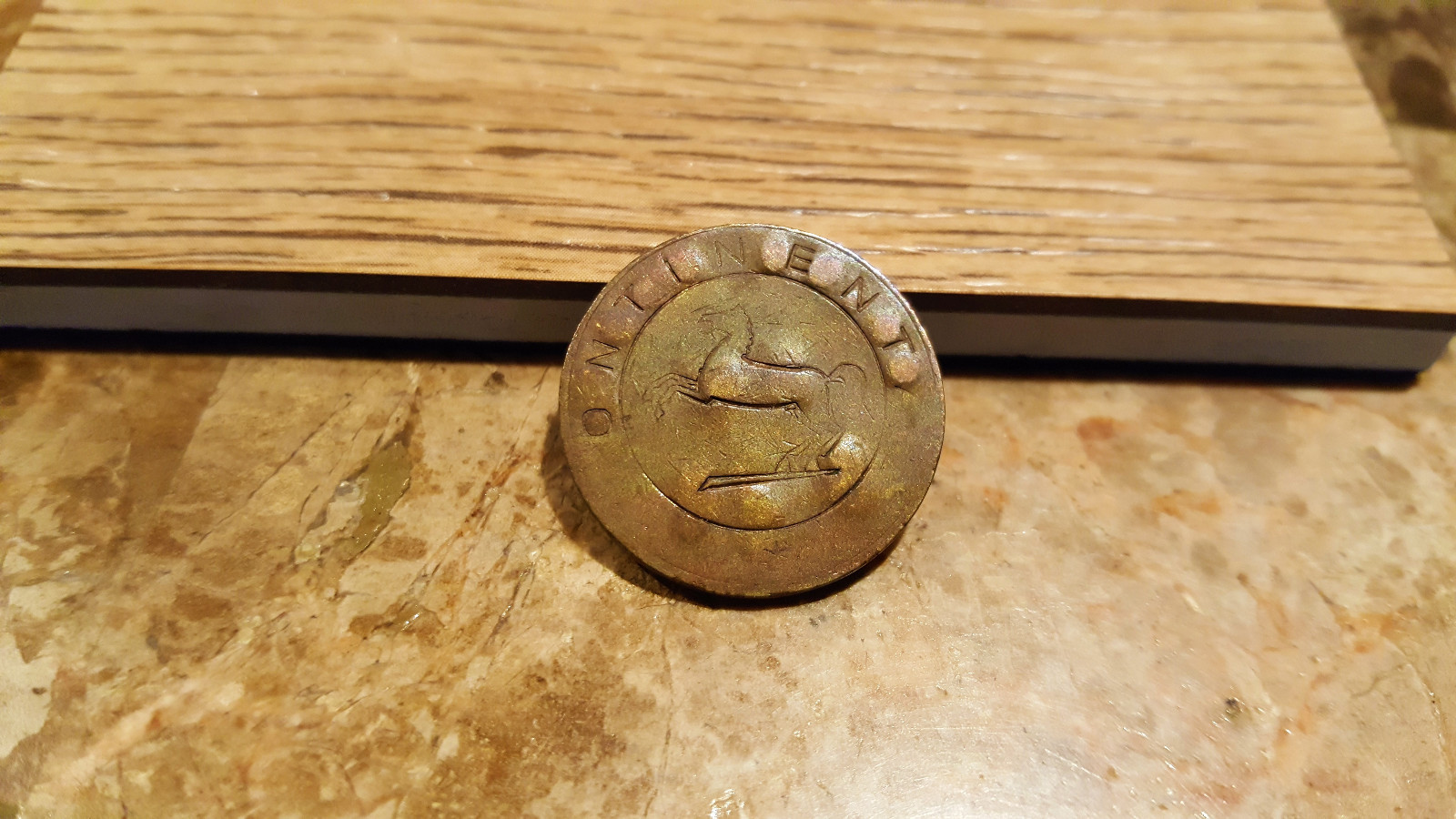 Pfand-Marke Hannover Continental DM 0.20 Menzel Deposit (bottle deposit)  1920'S