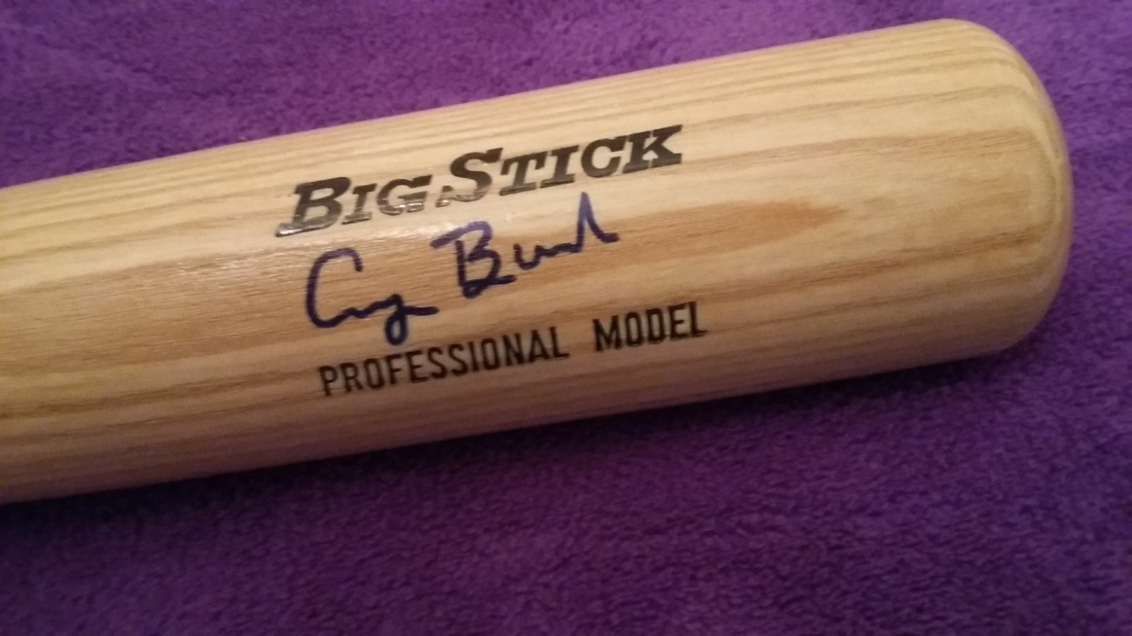 President George H.W. Bush Signed Baseball Bat Autographed