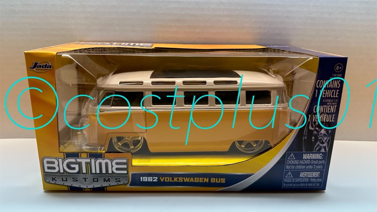 JADA BTK 1962 VW VOLKSWAGEN BUS VAN 1:24 YELLOW 2T | eBay