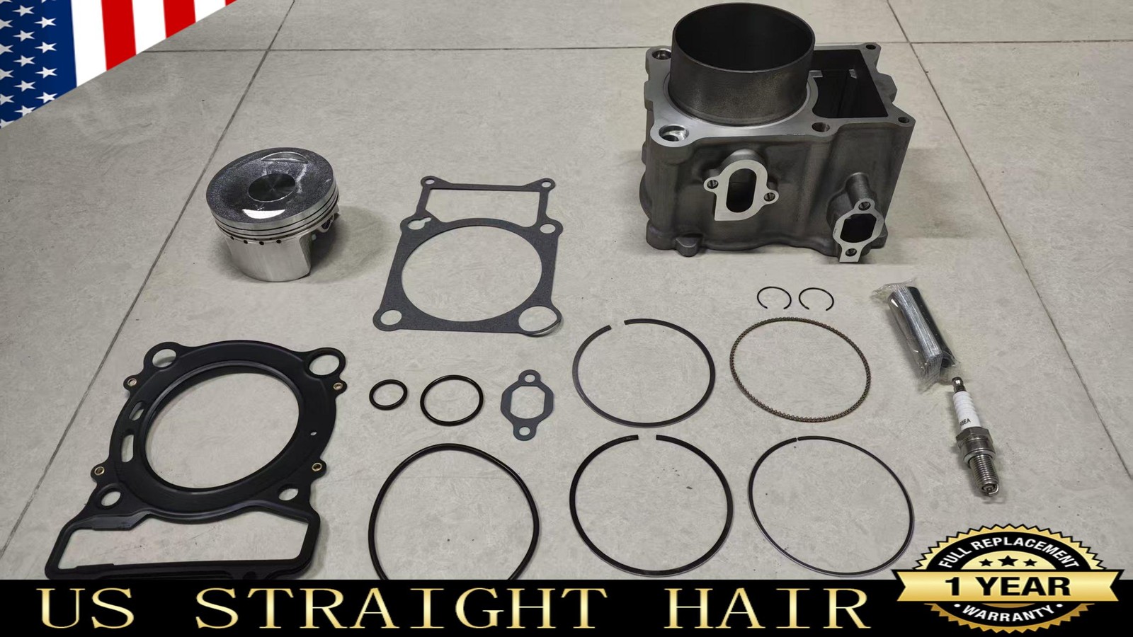 For Yamaha Kodiak 450 4x4 2003-2006 Cylinder Piston Gasket Top End Rebuild Kit