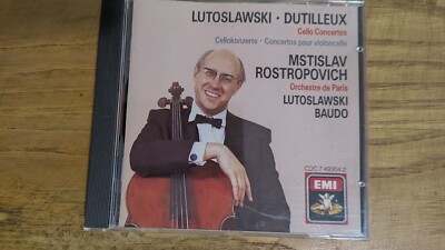 Mstislav Rostropovich CD - Lutoslawski & Dutilleux: Cello Concertos [GOOD CD]
