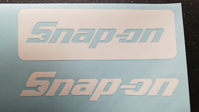 (2) Snap-on Tools Vinyl Decal Car Truck Bumper Window Toolbox Laptop 5.5'' wide
