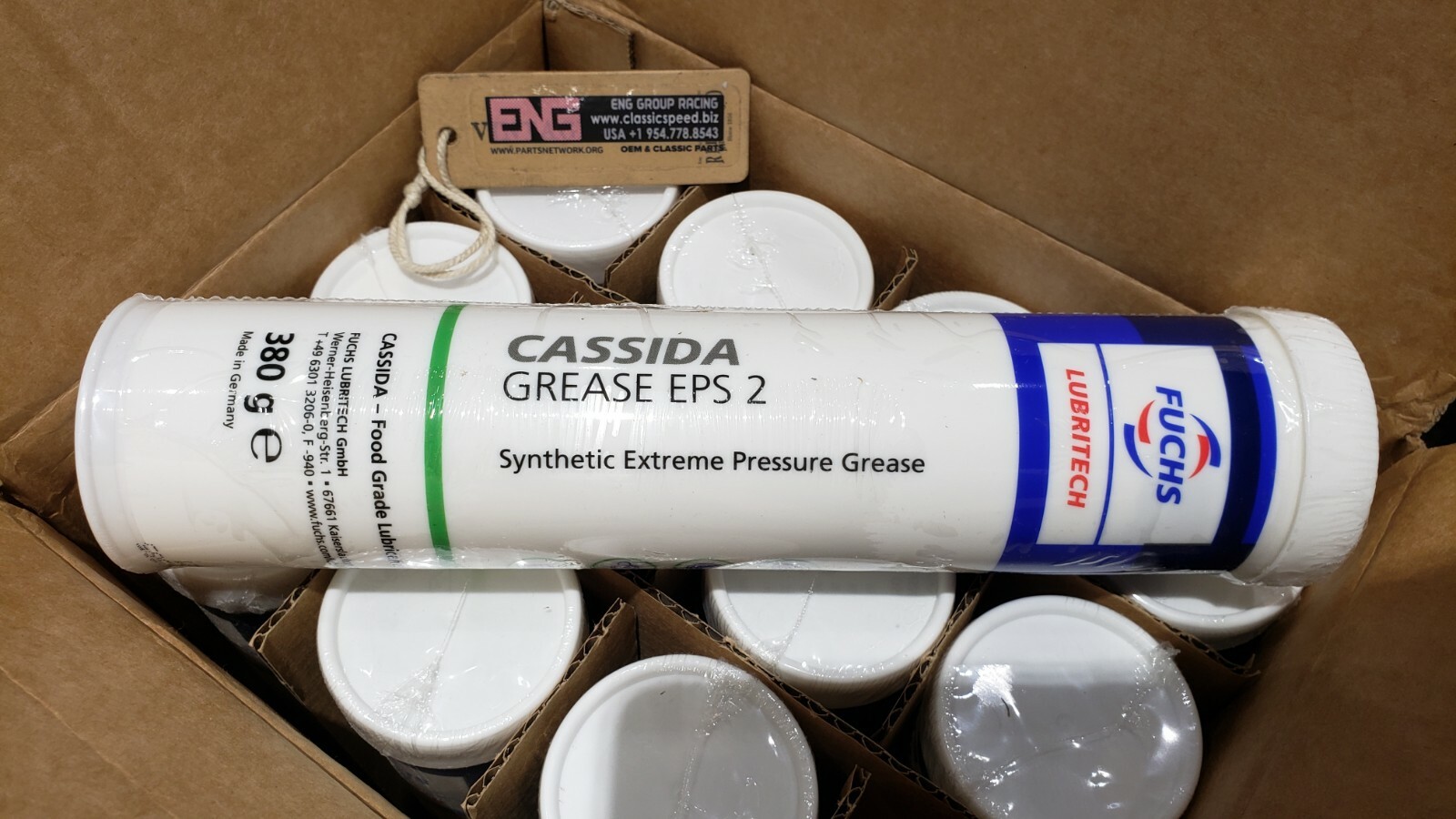 400GR/14OZ KOSHER CASSIDA SYN GREASE EPS1, EPS2 400 TUBE
